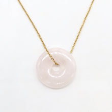 Load image into Gallery viewer, Gemstone donut necklace
