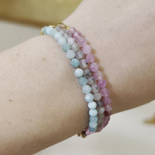 Load and play video in Gallery viewer, 50/50 bracelet with amazonite
