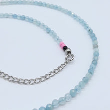 Load and play video in Gallery viewer, The_Fables aquamarine necklace with gummy bear

