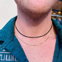 Load image into Gallery viewer, The_Fables petite hematite/spinel choker
