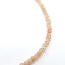 Load image into Gallery viewer, The_Fables peach moonstone necklace
