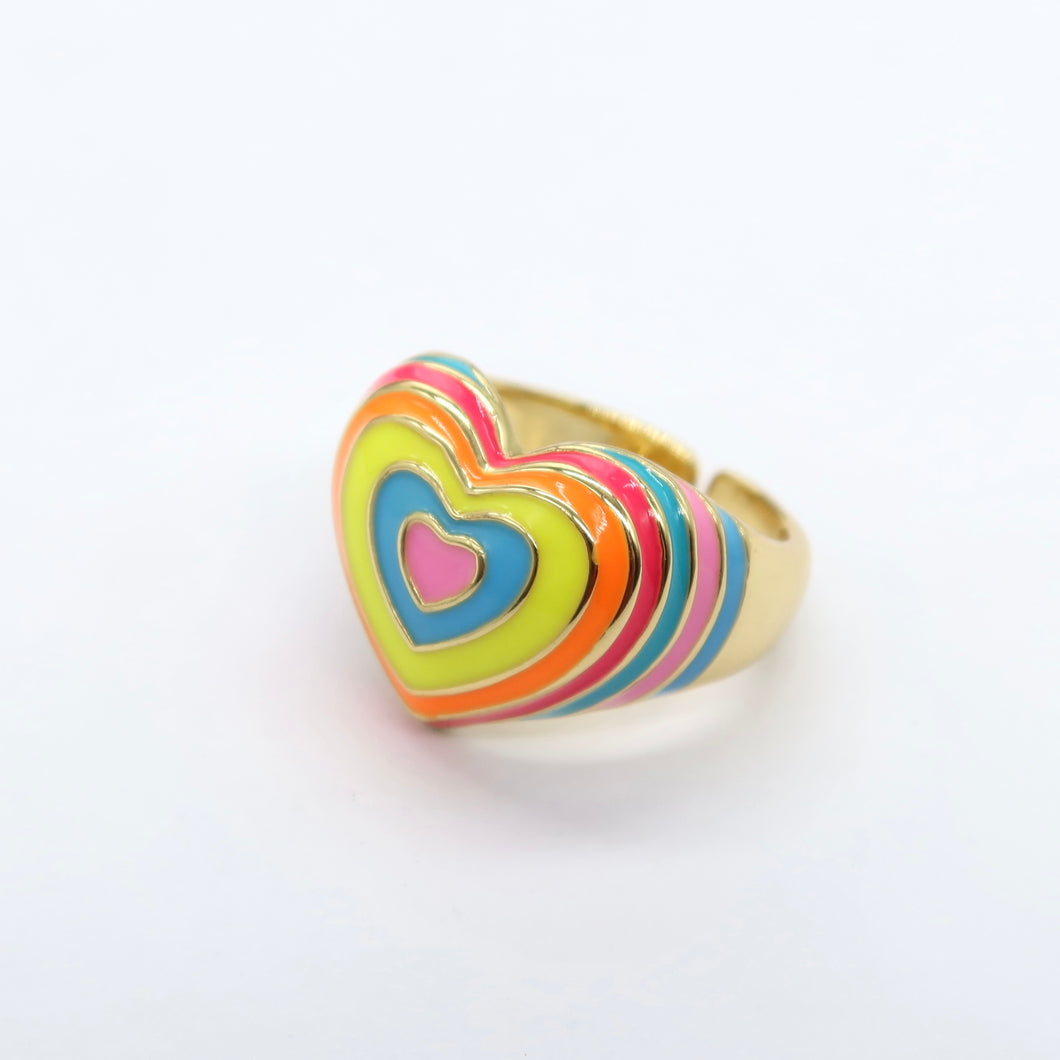 “Heart beating” ring (different colors)