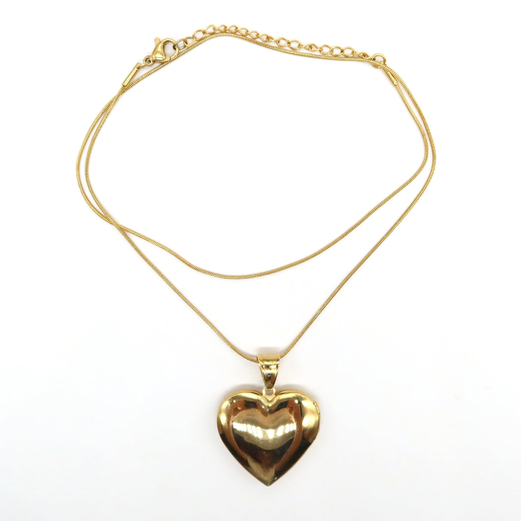 Luba necklace with heart pendant