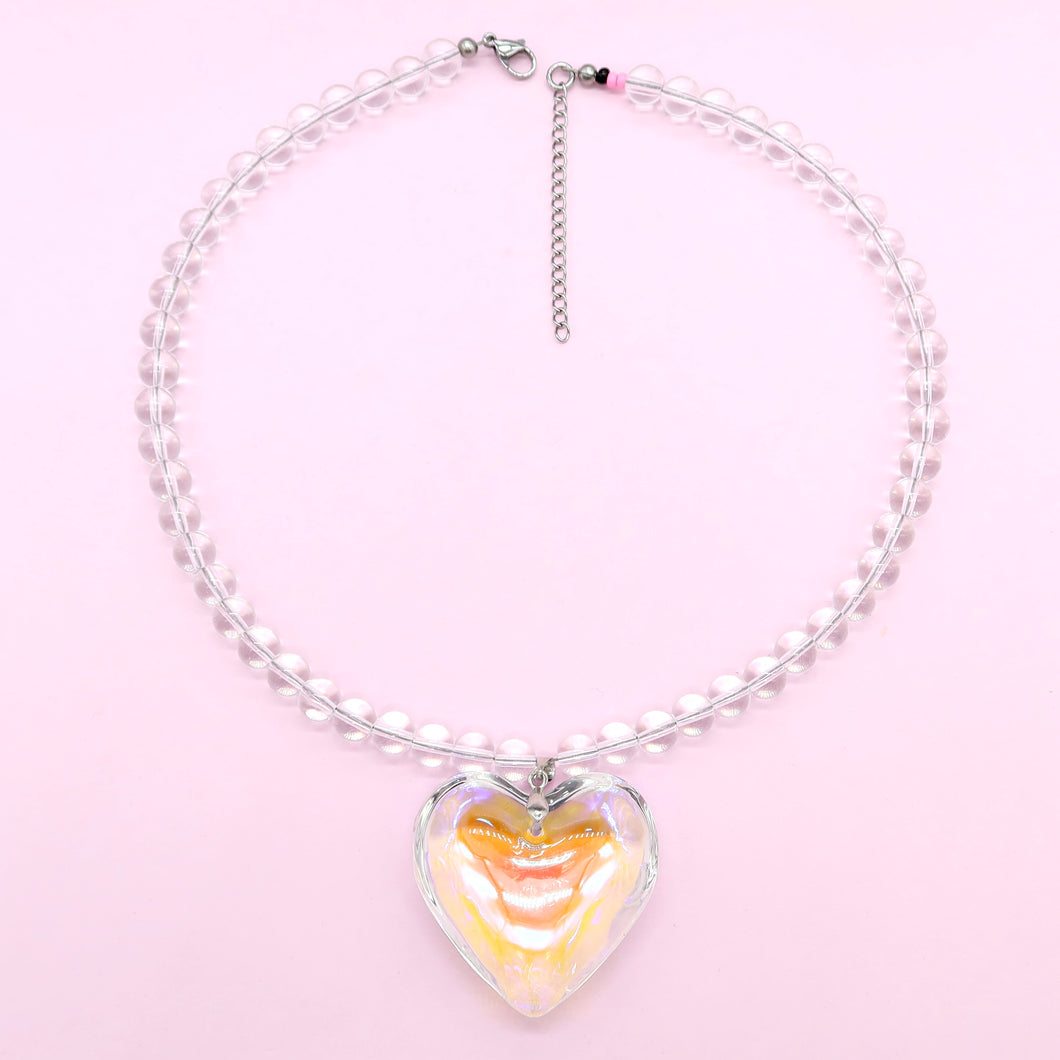 Carla necklace, clear