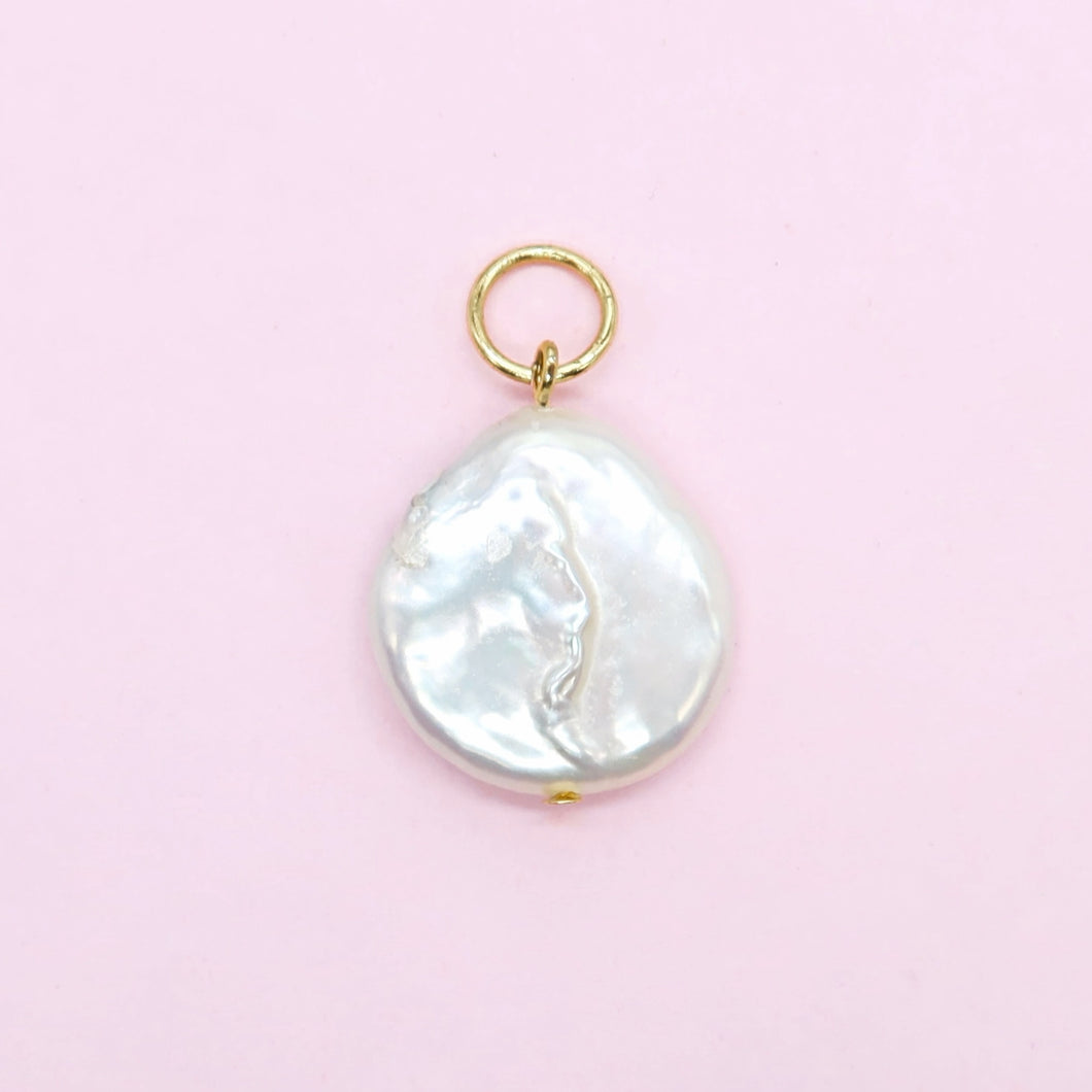 Baroque pearl charm/pendant