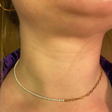 Load image into Gallery viewer, Abby choker with zirconium
