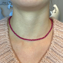 Load image into Gallery viewer, The_Fables ruby necklace

